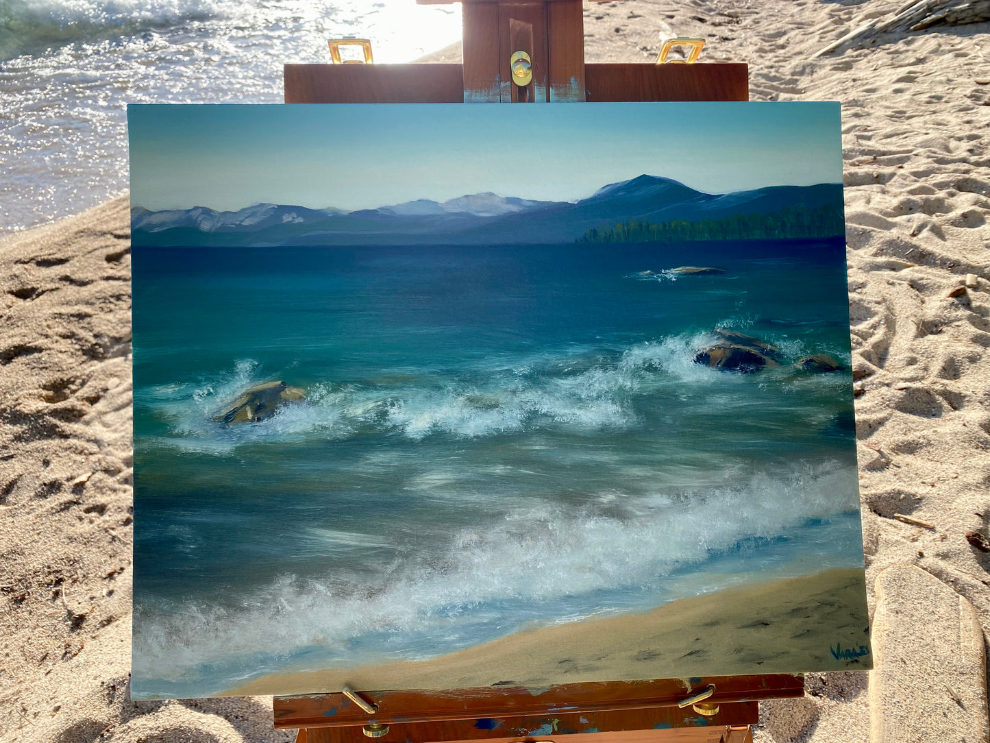 Hidden Beach, Lake Tahoe CA 2024