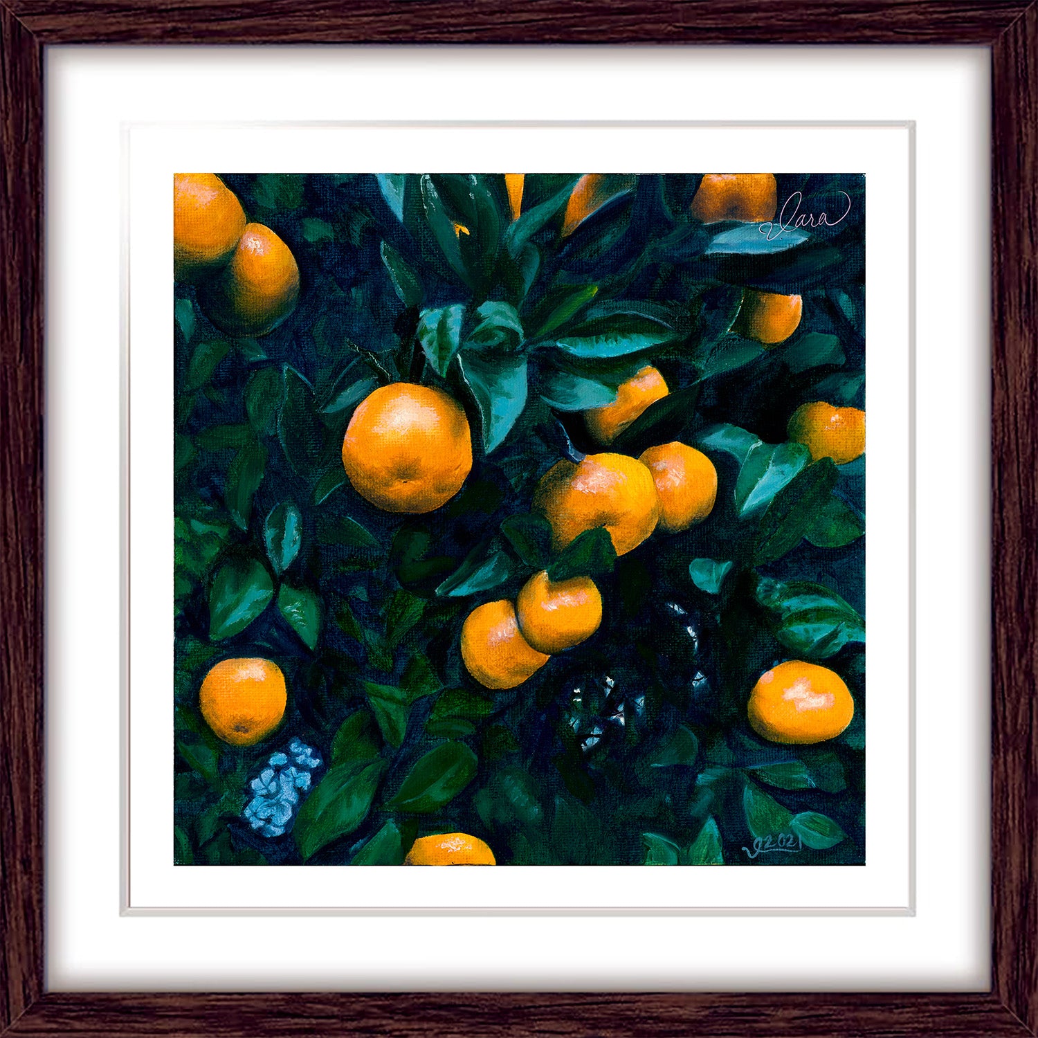 Sea of Tangerines — Limited Edition Giclée Art Print | Vanessa