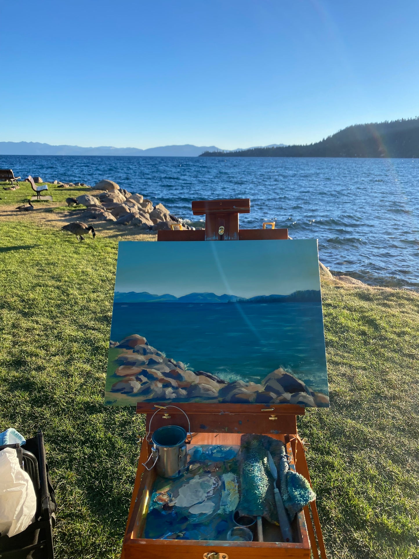 Burnt Cedar Beach, Lake Tahoe CA 2024